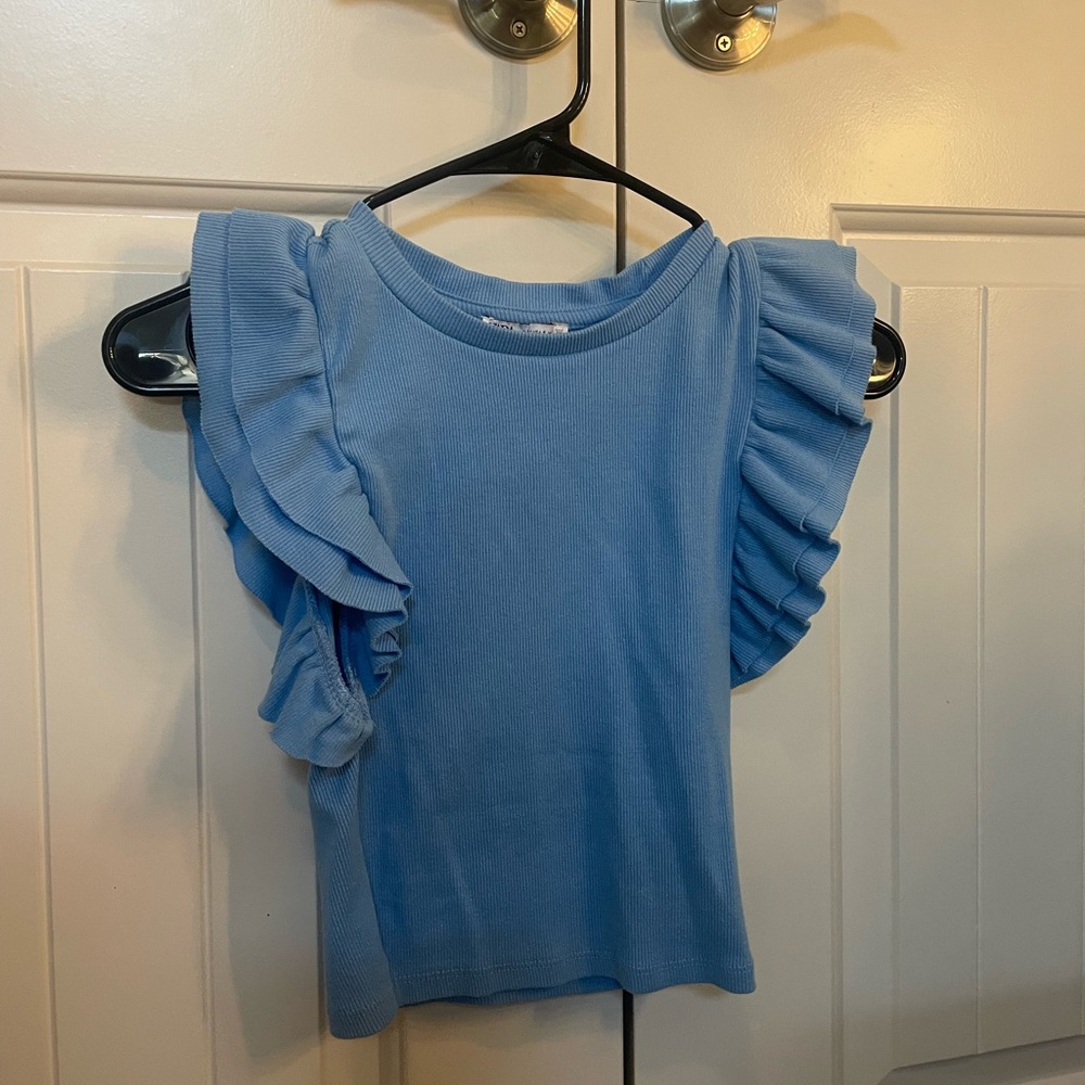 Small blue zara top